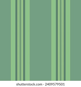 Silky texture vertical vector, scrapbook seamless lines fabric. Dining room stripe textile pattern background in pastel and green color.