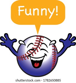 Silly Ball Mascot. Ilustración vectorial.