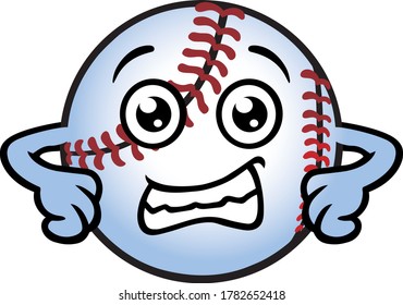 Silly Ball Mascot. Ilustración vectorial.