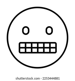 Silly Emoji, Emoticon Icon Logo Design Vector Template Illustration Sign And Symbol Pixels Perfect