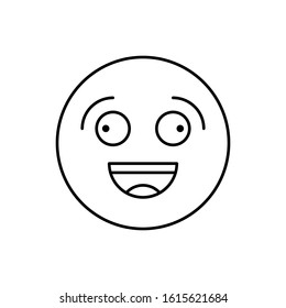Silly, , emotions icon. Simple line, outline vector expression of mood icons for ui and ux, website or mobile application
