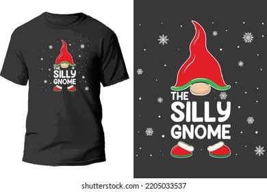 The silly gnome t shirt design.