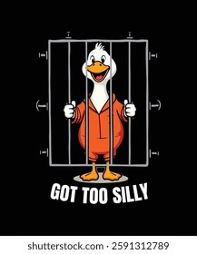 Silly Goose Funny T-Shirt Design