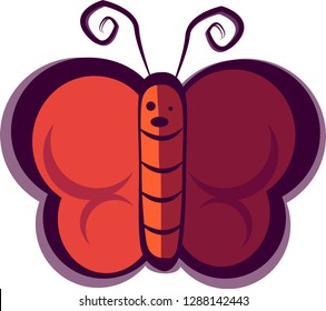 
silly grazed butterfly