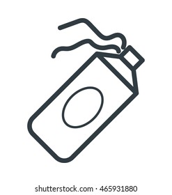 Silly String Vector Icon