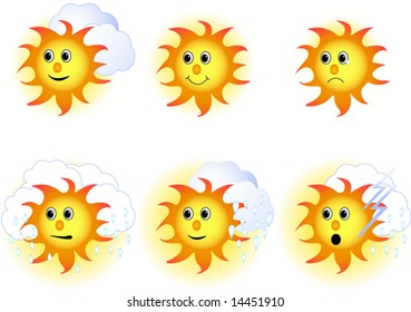 Silly Weather icons