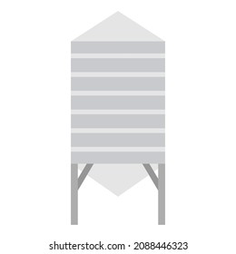 silo clip art vector illustration