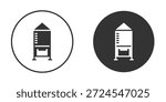 Silo icon clipart vector designs for graphic projects