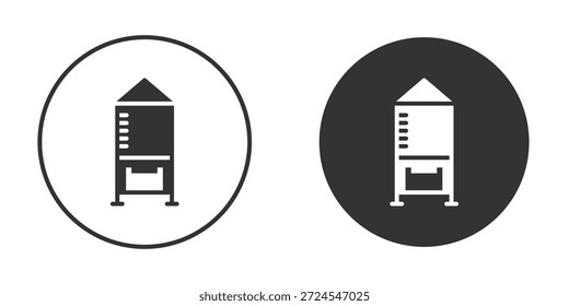 Silo-Icon Clipart-Vektorgrafik-Designs für Grafikprojekte