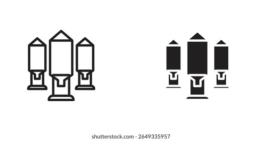 Silo icon Design Illustrations. editable web icons