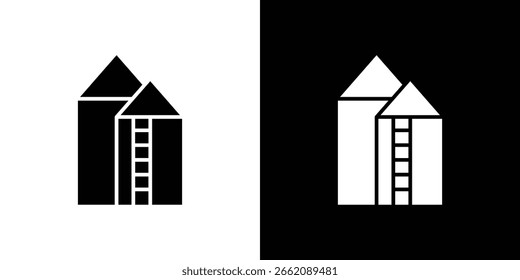 Vectores de glifos de silicio. Web flat pack.