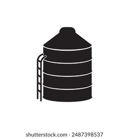 silo icono ilustración símbolo diseño