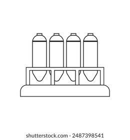 silo icon illustration symbol design
