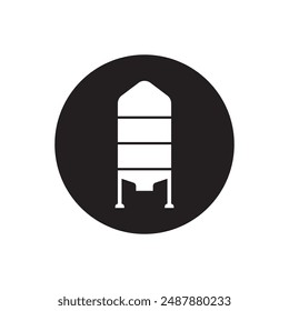 silo icon illustration symbol design