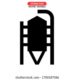 silo icon or logo isolated sign symbol vector illustration - high quality black style vector icons
