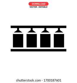 silo icon or logo isolated sign symbol vector illustration - high quality black style vector icons
