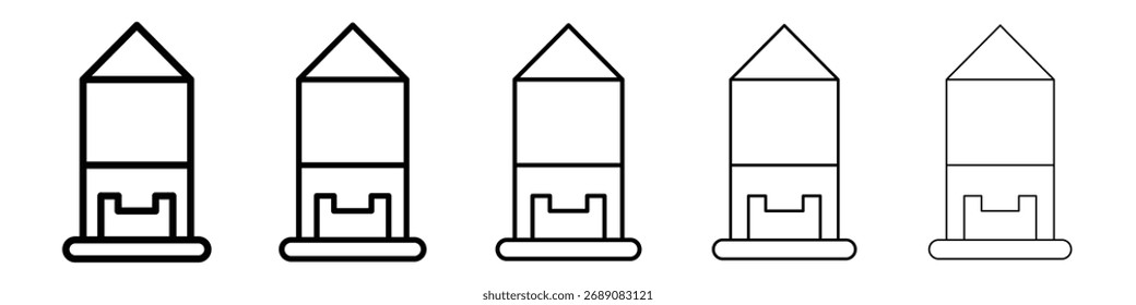 Silo Icon für mobiles Konzept und Webdesign.