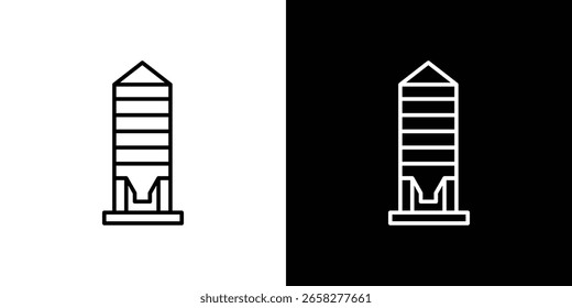 Icono de silo. Símbolo para su diseño de Sitio web, logotipo, App, UI. Ilustración vectorial. EPS10