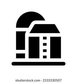 silo icon. vector glyph icon for your website, mobile, presentation, and logo design.