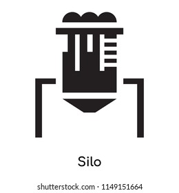 Silo icon vector isolated on white background for your web and mobile app design, Silo logo concept