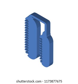 Silo isometric left top view 3D icon