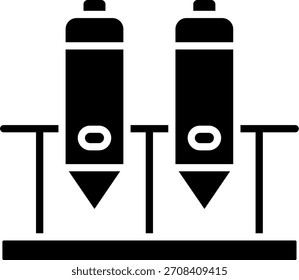 Design de ícone de vetor Linha de Silo