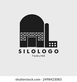 Diseño de Ilustración vectorial de logotipo de silo
