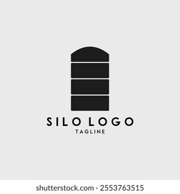 silo logo vector illustration design