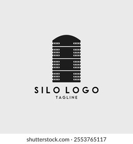 silo logo vector illustration design