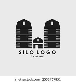 silo logo vector illustration design
