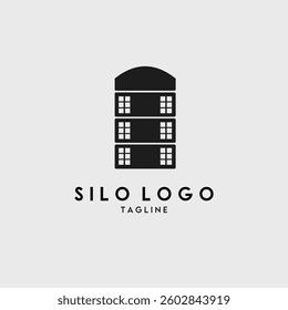 silo logo vector illustration design