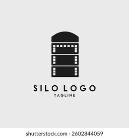 silo logo vector illustration design