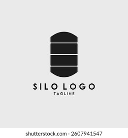 silo logo vector illustration design