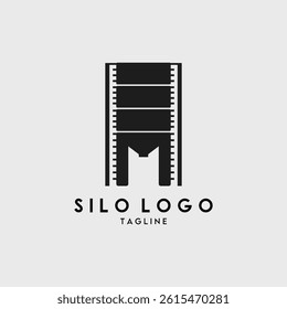 silo logo vector illustration design