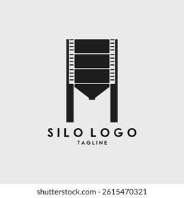 silo logo vector illustration design