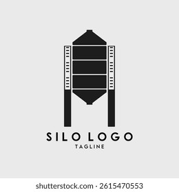 silo logo vector illustration design