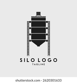 silo logo vector illustration design