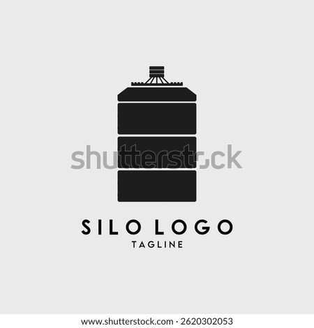 silo logo vector illustration design