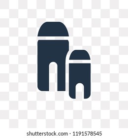 Silo vector icon isolated on transparent background, Silo transparency concept can be used web and mobile