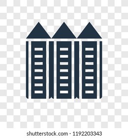 Silo vector icon isolated on transparent background, Silo transparency logo concept