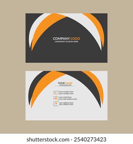 silplistic and professional business card design