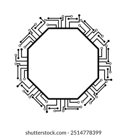 desenho animado de quadro de microchip de siltransistor. nanotecnologia de circuito, litografia de fabricação, substrato de wafer sinal de quadro de microchip de siltransistor.