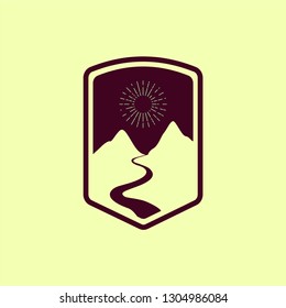 siluet mountain logo