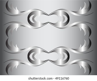 Silver, abstract background.