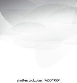 Silver abstract curve background with copy space.Modern design template for web site,digital presentation,cover and magazine.Wavy concept for brochure and space for white text. Low poly graphic design