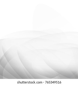 Silver abstract curve background with copy space.Modern design template for web site,digital presentation,cover and magazine.Wavy concept for brochure and space for white text. Low poly graphic design