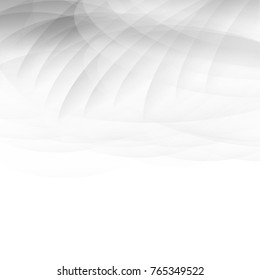 Silver abstract curve background with copy space.Modern design template for web site,digital presentation,cover and magazine.Wavy concept for brochure and space for white text. Low poly graphic design