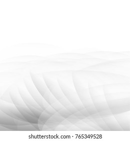 Silver abstract curve background with copy space.Modern design template for web site,digital presentation,cover and magazine.Wavy concept for brochure and space for white text. Low poly graphic design