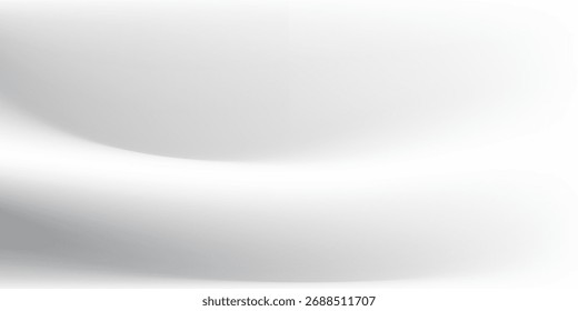 Silver abstract foil background with metal mirror texture. Chrome gradient surface with light gloss simple