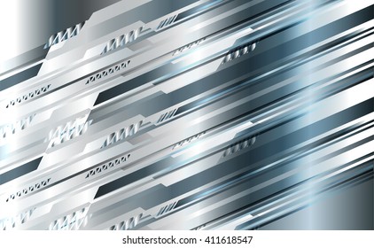 silver abstract hi speed internet technology background illustration. eye scan virus computer. motion move.
